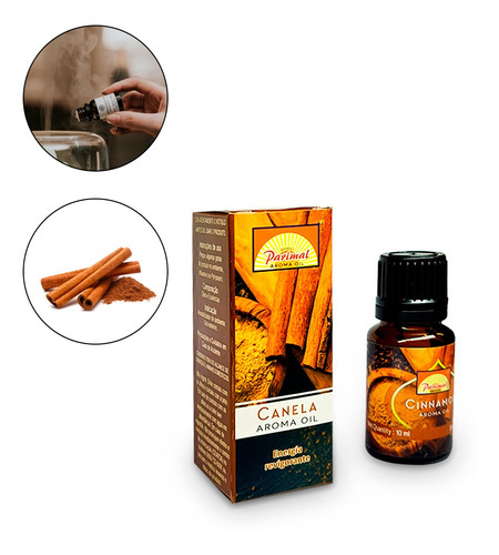 Imagem 1 de 5 de Óleo Essencial De Canela 10ml Parimal Spfull