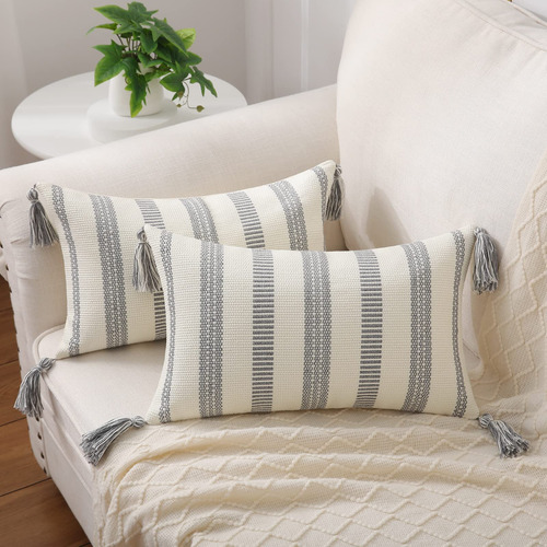 Juego De 2 Fundas De Almohada Smile Bee Boho, 30 X 50 Cm, Al