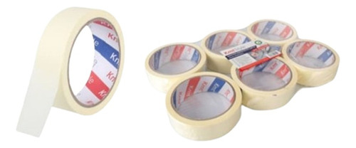 6 Cintas Enmascarar Masking Tape 36mmx18m/ Runn