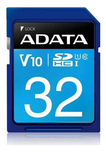 Adata Memoria Sd 32gb V10 Clase 10 Sdxc Uhs-i