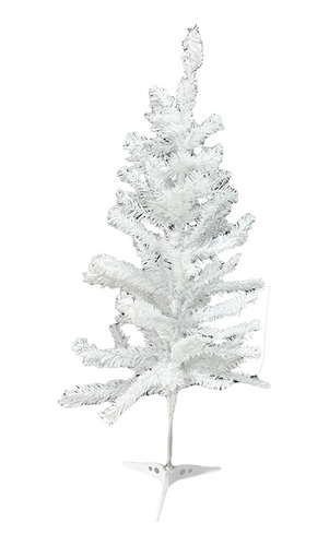 Arbolito De Navidad 90cm 108 Ramas De 5cm Blanco Elegante 