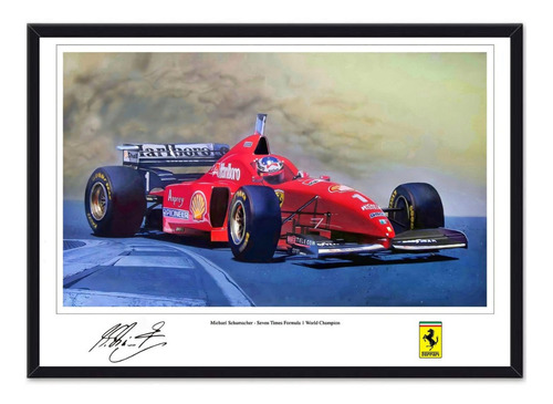 Cuadro - Póster Michael Schumacher - Ferrari - Fórmula 1 