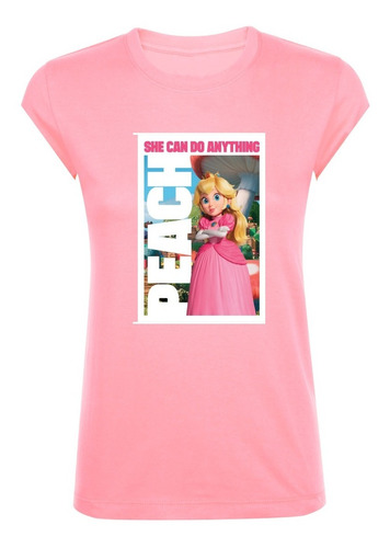 Remeras Princesa Peach Super Mario Bros  *mr Korneforos*