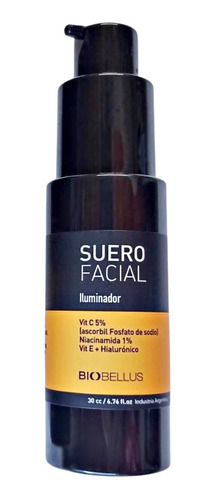 Biobellus Suero Facial Iluminador Vitamin C Niacinamida 30ml