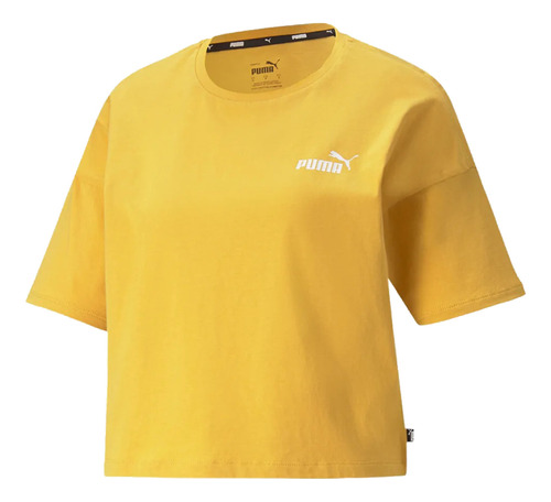 Remera Ess Crooped Small Logo Tee Puma Para Mujer