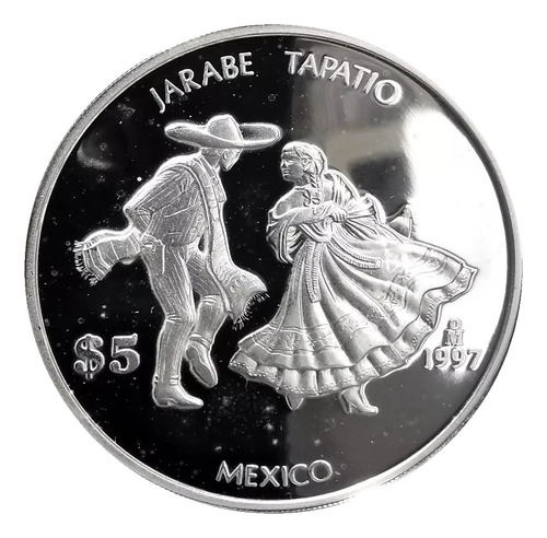 Onza De Plata Pura Jarabe Tapatio Proof 1997 En Su Estuche