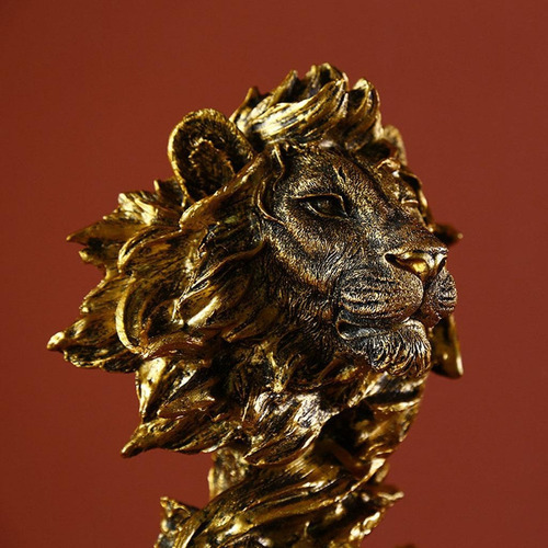 Regalo De Inauguración De La Esculpido De Oro 19x15x32cm