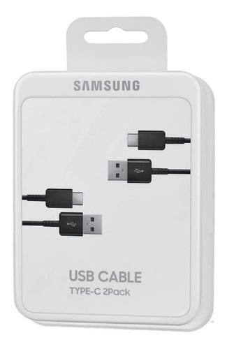 Cable Usb C Samsung Oficial 2pack Para S10 Plus S9 S8 Note 9