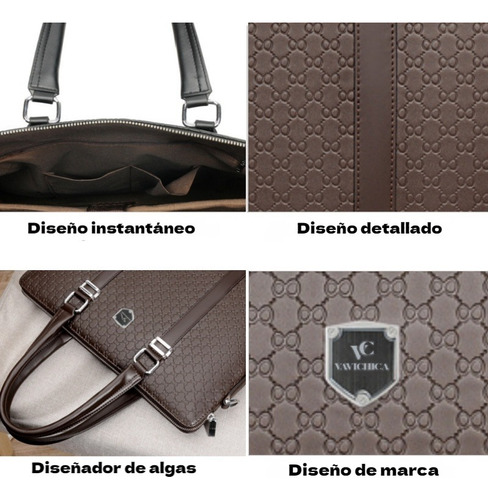 Hombre Alta Capacidad Bolso De Moda Leather Bolsa Tote