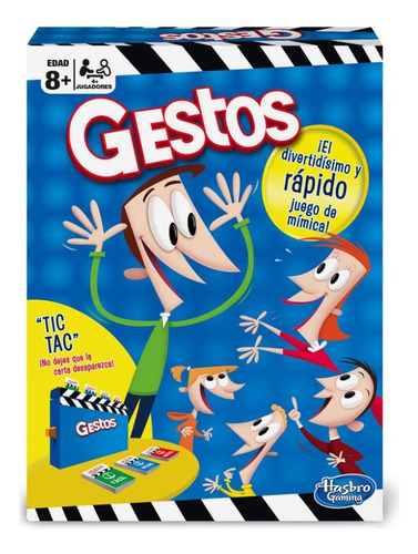Juego De Mesa Hasbro Gaming Gestures Multicolor De 8 A 99 Añ