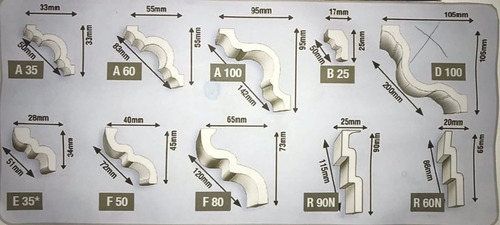 Imagen 5 de 8 de Moldura Decorativa Poliestireno! Techos O Cielorraso De Yeso