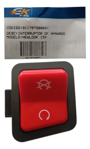 comprar Boton Rojo Corta Corriente Outlook 150 Original Keeway Empir