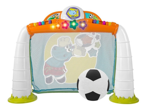 Arco Futbol Infantil Chicco Didáctico Luz Sonido Pelota 5225