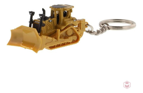 Llavero Coleccionable Diecast Masters Cat D8t Tractor 85984 Color Amarillo
