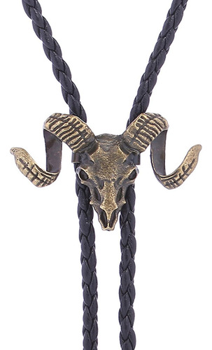 Cabeza De Cabra Western Bolo Tie Corbata De Vaquero Collar