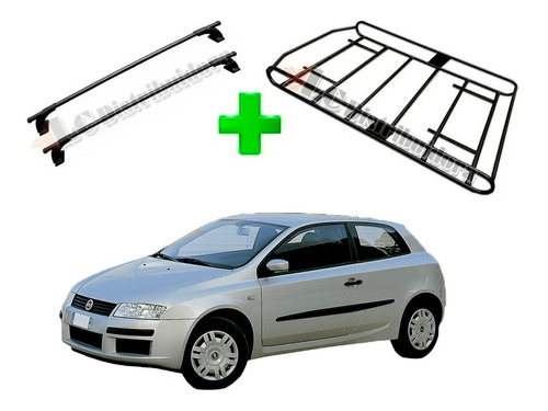 Barra Porta Equipaje Fiat Stilo + Parrilla Dk