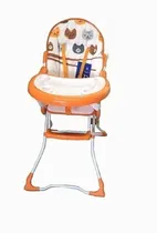 Comprar Silla De Comer Doble Bandeja Plegable Practica Org Piedi Silla De Comer Naranja