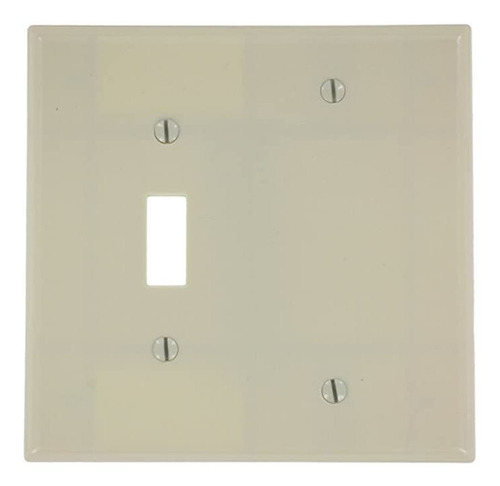 Leviton 80506-i 2-gang, 1-toggle Dispositivo 1-blank - Placa