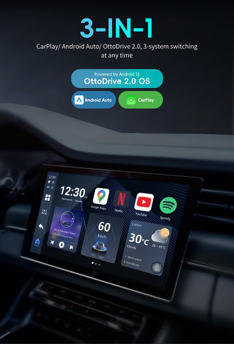 Carplay Smart Box P3 Upgrade Multimedia 8+128gb Netflix Hbo