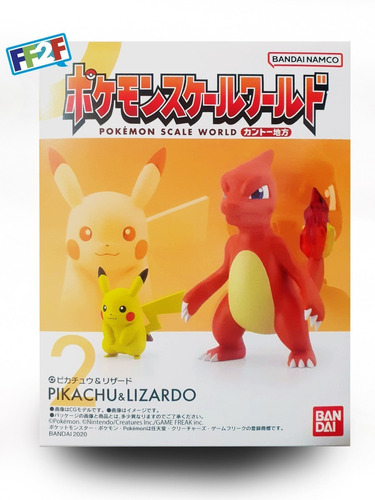 Pikachu & Charmeleon Pokemon Scale World Kanto Bandai
