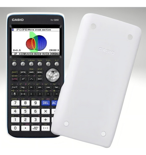 Calculadora científica Casio Colorful 2900 con funciones fx-CG50, color blanco/negro