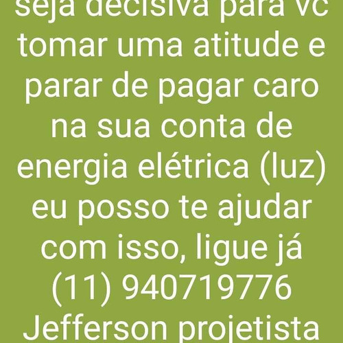 Imagem 1 de 5 de Está Cansado De Pagar Caro Em Sua Conta De Energia Elétrica?