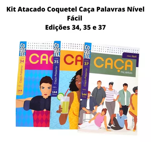 Coquetel: Caça palavras: Livro 37 - Nível fácil