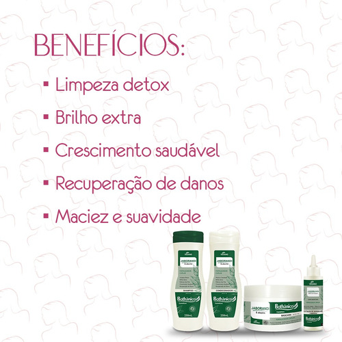 Sh + Cd Jaborandi 250ml Bothânico Cosméticos