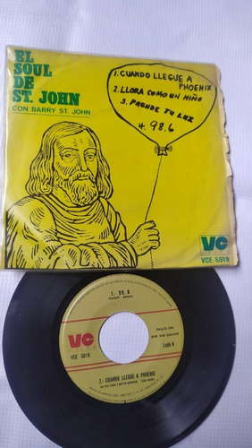 El Soul De St. John Barry St John Disco Vinil Ep 