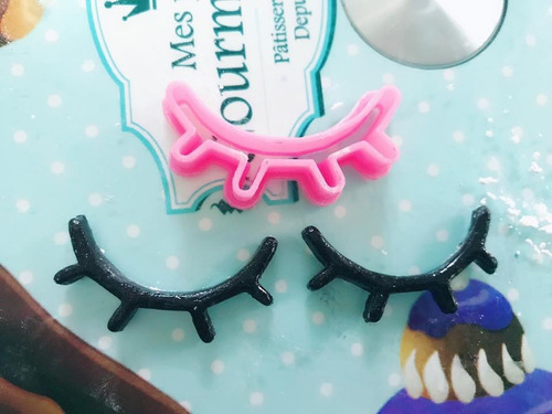 Cortantes Par De Ojos De Unicornio Para Tortas 4 Cm Fondant