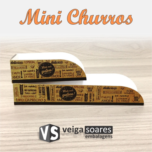 Embalagem Caixa Caixinha Para Mini Churros (1500 Unid.)