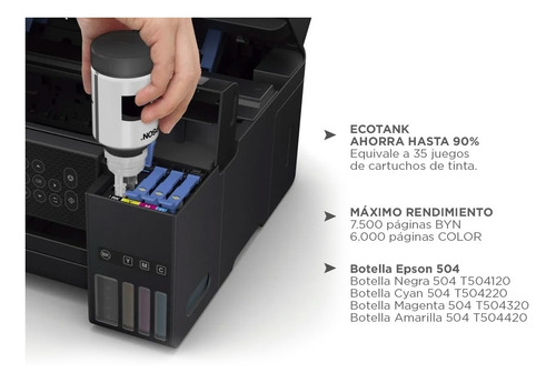 Imagen 3 de 8 de Impresora Epson L4260 Ecotank Multifuncional Wifi- Boleta