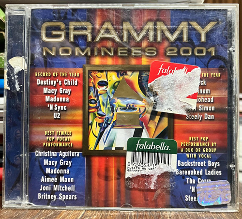 Grammy Nominees 2001 Cd Con Detalle