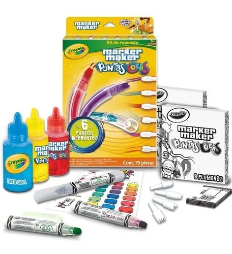 Fabrica De Marcadores Crayola Puntas Locas