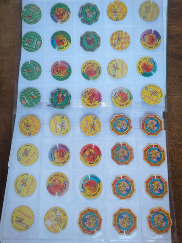 Colección Completa - Tazos Hanna Barbera Y Los Simpson (Usado)