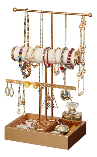Organizador Joyas 3 Niveles Colgante Aretes Collares Pulsera