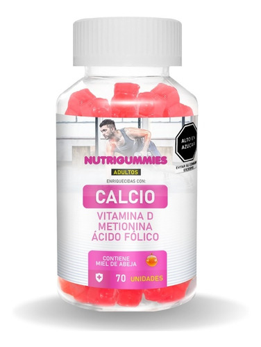 Calcio Vitamina D Metionina Acido Folico Nutrigummies Adulto