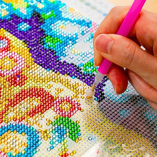 Kit Pintura Diamantes 5d Cuadro Diamond Painting Pack X 3 Un