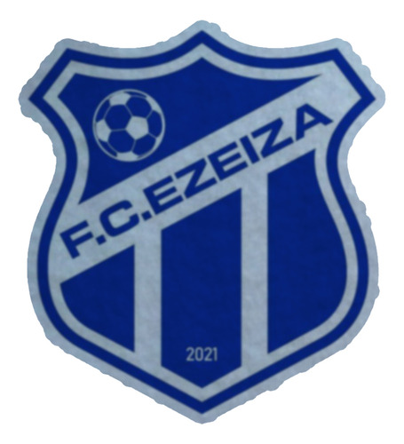 Parche Escudo Felpa Para Coser 9cm Set X4 Futbol Arg002 Fc Ezeiza Fc Ezeiza