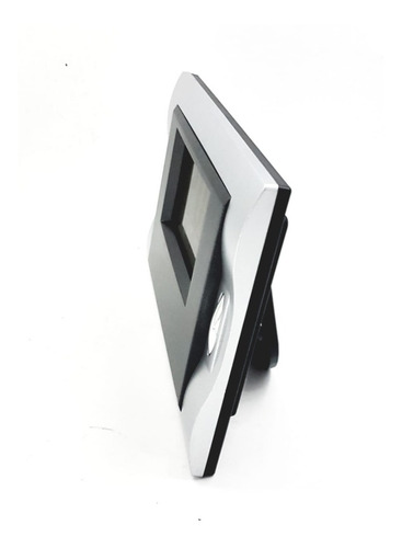Relógio Digital De Parede E Mesa Marca Hora Temperatura + Alarme Funciona C 2 Pilhas, Possui Suporte Para Parede