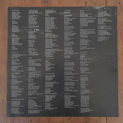The Cure-standing On A Beach The Singles-lp 1a Prens Encarte (Usado)