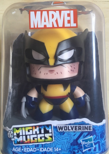 Figura Marvel Wolverine Mighty Muggs, Xmen 