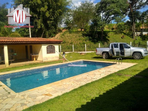 Imagem 17 de 28 de Linda Chácara Com 3 Dormitórios, Edícula, Piscina, Pomar, À Venda, 1800 M² Por R$ 410.000 - Rural - Socorro/sp - Ch0781