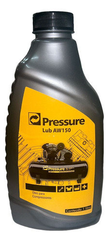 Óleo Para Compressor 1l Lub Aw150 Pressure