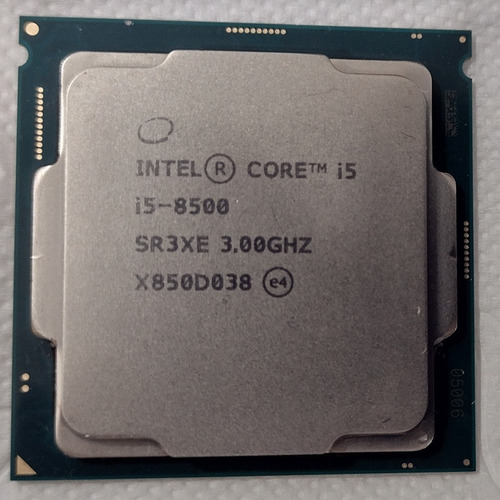 Procesador Intel I5 8500 3,0 Ghz - 4,1 Ghz Lga 1151 8va Gen