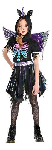 Disfraz De Halloween Amscan Zombie Unicorn Girl Dress Xl