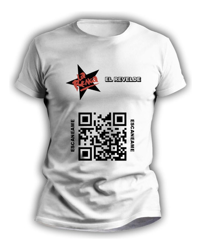 Remera Rockera Personalizada Hombre Mujer Qr La Renga - 4211