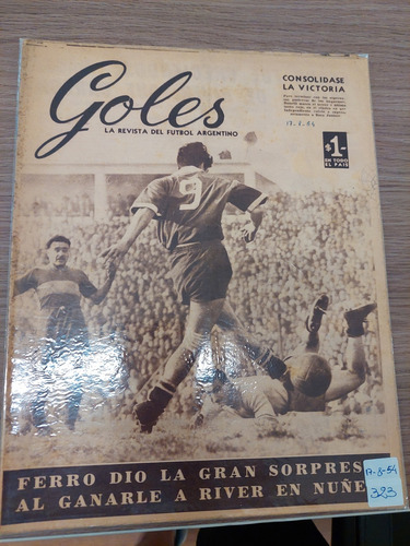 Revista Goles 323 17/8/1954