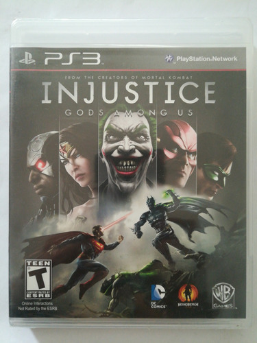 Injustice Gods Among Us Ps3 100% Nuevo, Original Y Sellado