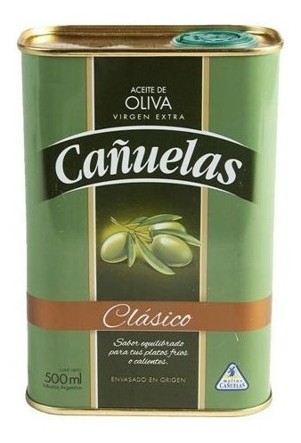 Aceite Cañuelas Oliva Clas. Lata 500 Cc.